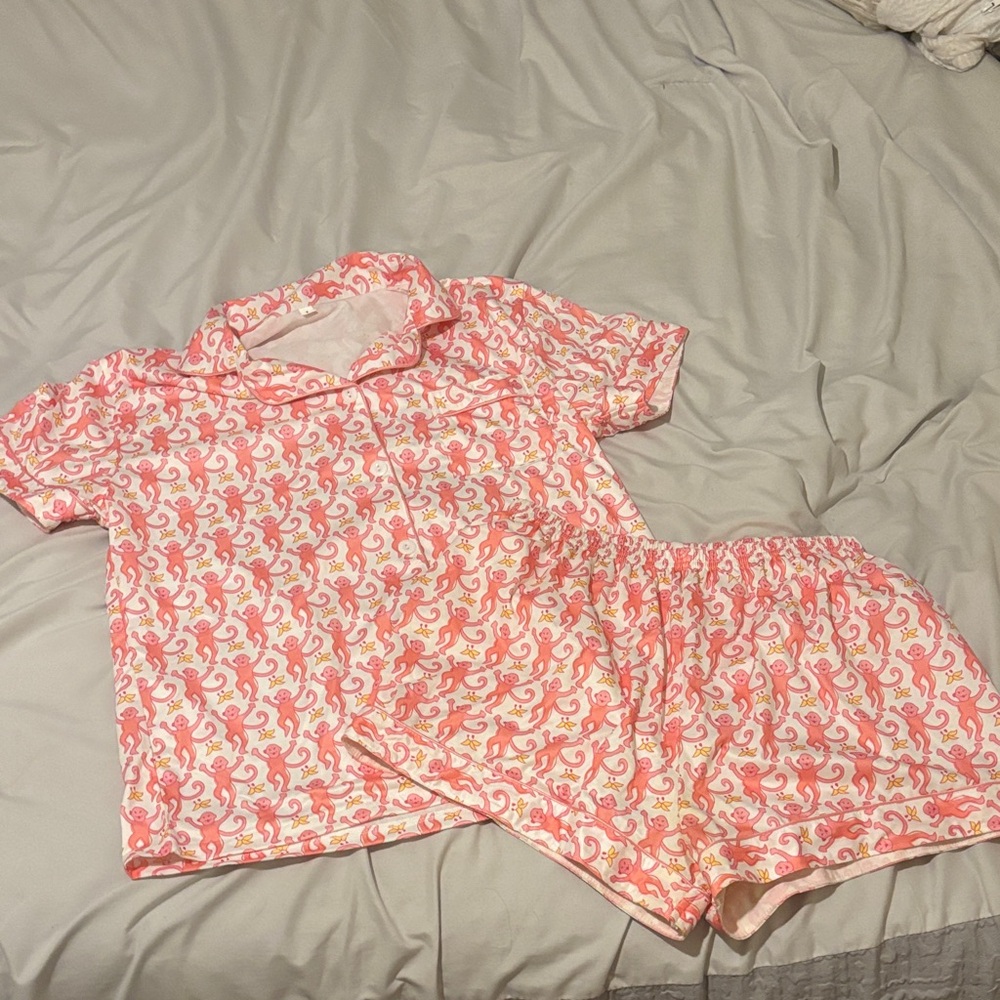 Pink Kids Pajamas Set